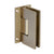 CRL Vienna 337 Brushed Bronze Adjustable Wall-Mount Shower Door Hinge