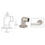 CRL Brushed Stainless Flush Wall Handrail Return for 2-inch Tubing
