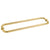 CRL BM Series 18" Satin Brass Back-to-Back Tubular Double Towel Bar
