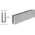 CRL Satin Anodized Aluminum Single Glass Channel 1/4" x 1"