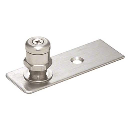 "CRL Brushed Stainless Floor Pivot: Adjustable, Durable, Sleek Design for Modern Interiors