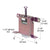 CRL 1-1/2" Nylon Ball-Bearing Sliding Wardrobe Mirror Roller