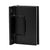 CRL Matte Black Geneva 037 Glass Door Wall Hinge with Full Back Plate