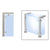 CRL 206 Brushed Stainless 1-1/2" Tubing Glass Countertop Sneeze Guard