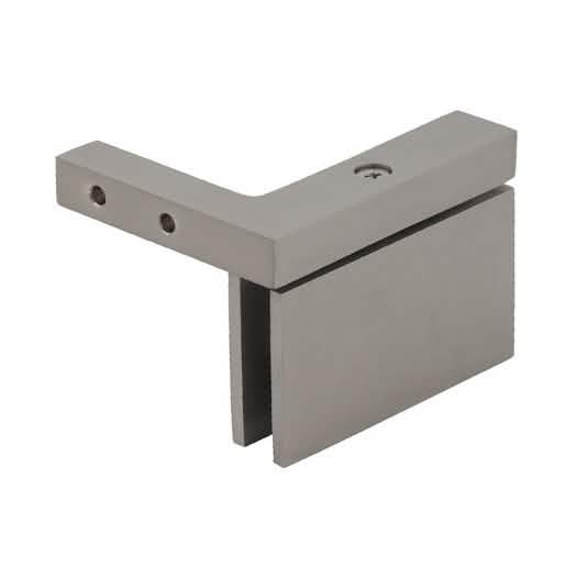CRL Brushed Nickel Cardiff Series Left Hand Mount Hinge - Sleek, Durable Design