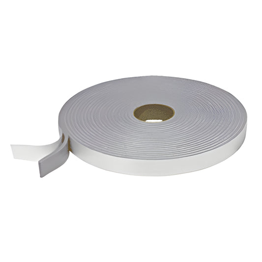 FS221 gray adhesive felt showcase stripping roll, 1 in wide, 100 ft peel-and-stick cushioning strip