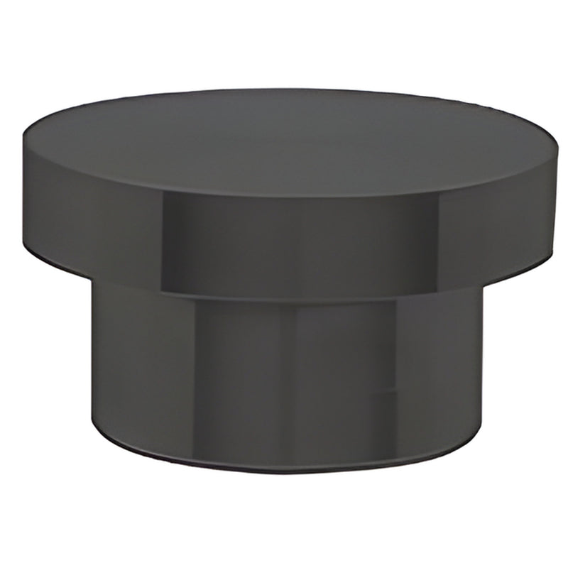 Matte black Laguna Series end cap for LS104BS top support tube, SKU LS104CAPMBL