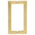 CRL Modern Gold 8x8 Square Tubing Back-to-Back Door Pull