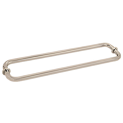 CRL BM Series 18-in Satin Nickel Double Back-to-Back Towel Bar