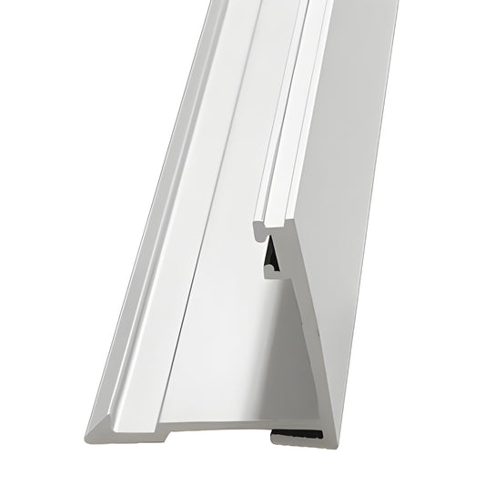 ArcticFront 45X thermal storefront frame profile, white Kynar finish (SKU: 45XVF52)