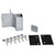 CRL 90° Outside Fascia Mount Bracket Clear Anodized