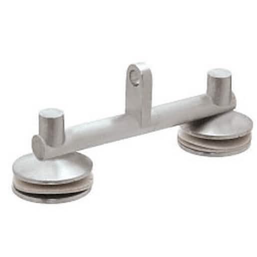 CRL 316 Brushed Stainless Double Plate Glass Awning Pivot - Durable and Stylish Support