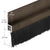 CRL 96 in Dark Bronze Anodized Extruded Brush Door Sweep, 1 in Nylon