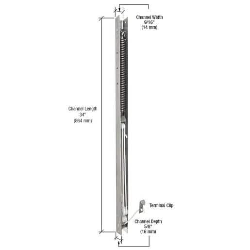 CRL 34" Window Channel Balance 3340/33-4 - Durable, high-quality replacement part.