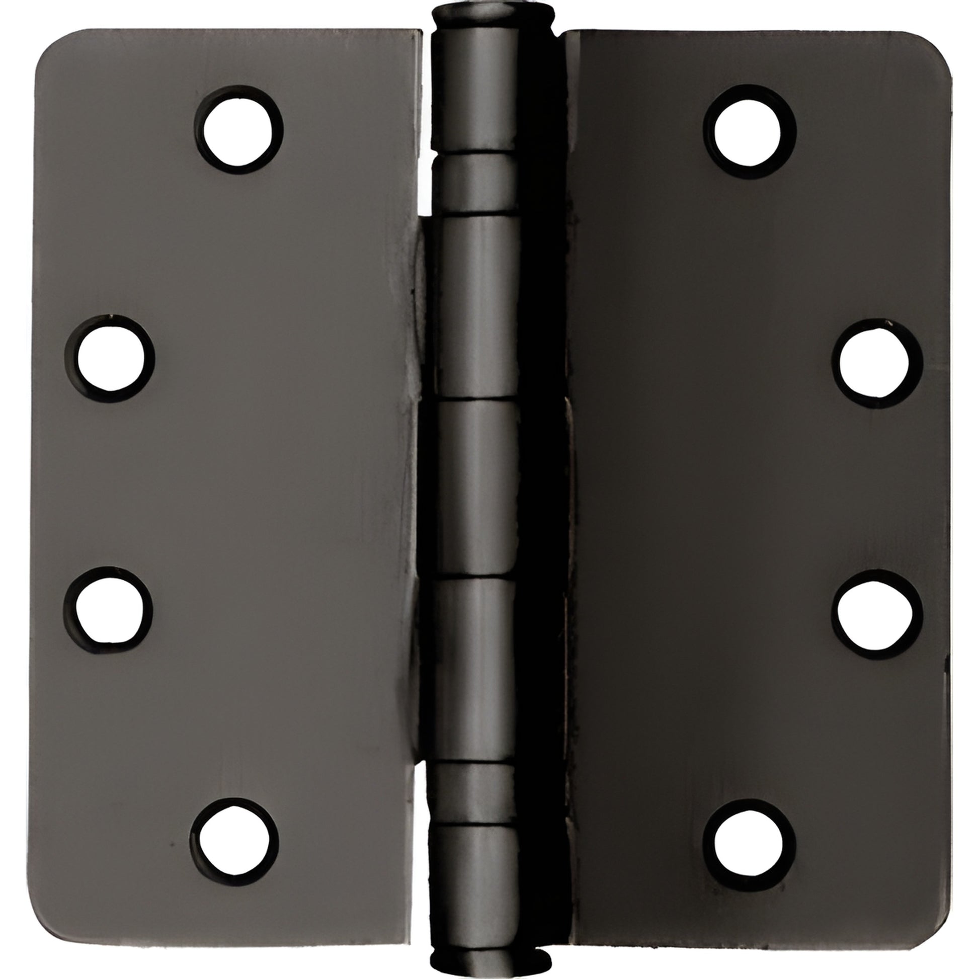 BB30BRZ bronze 4-1/2" x 4" ball-bearing mortise hinge with removable pin, three screw holes per leaf.