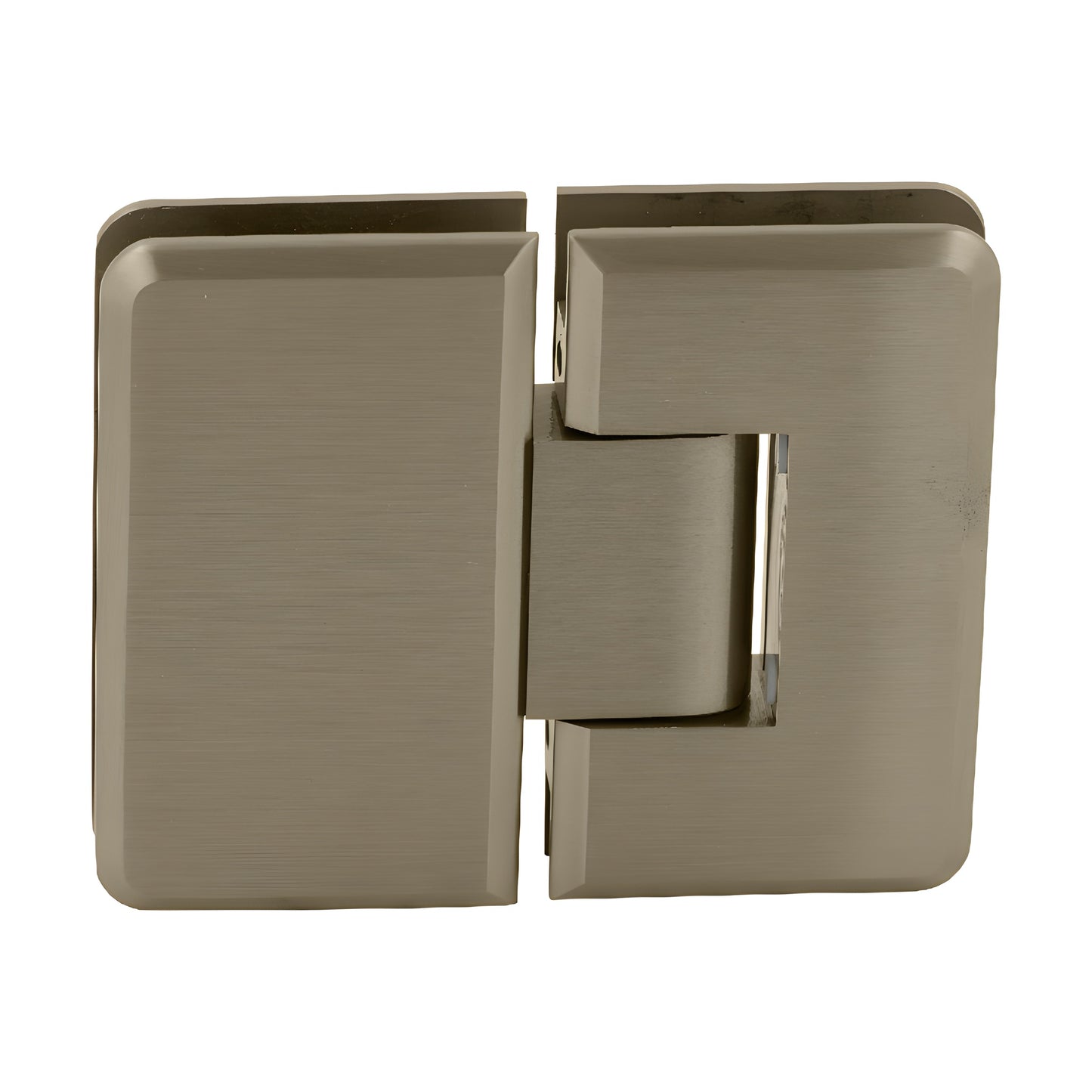 CRL Cologne 180 glass-to-glass shower hinge, brushed bronze finish, solid brass, SKU C0L180BBRZ