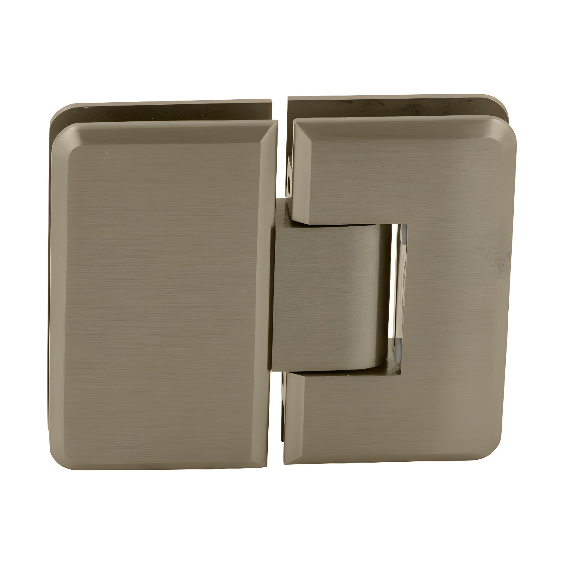 CRL Cologne 180 glass-to-glass shower hinge, brushed bronze finish, solid brass, SKU C0L180BBRZ