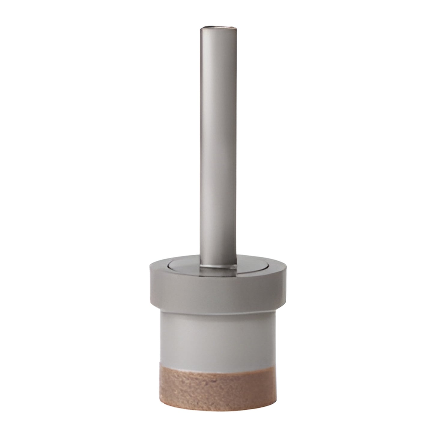 CRL PD11316 metal-bond diamond drill bit, 1 3/16 diameter with 3/8 reduced round shank, gray finish