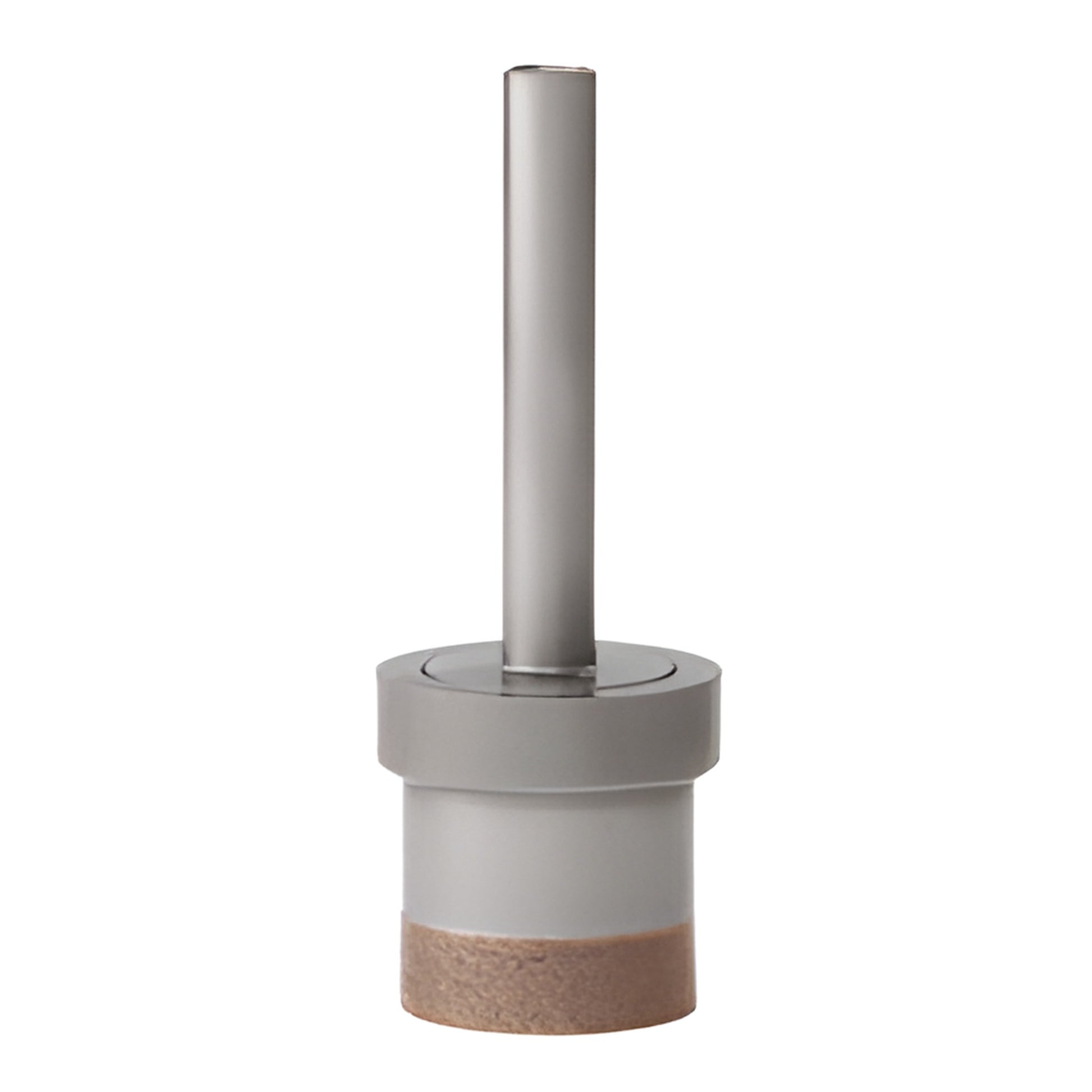 CRL PD11316 metal-bond diamond drill bit, 1 3/16 diameter with 3/8 reduced round shank, gray finish