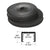 CRL LR20 Black Rubber Caprail Insert 25.52mm Laminated Glass 100ft
