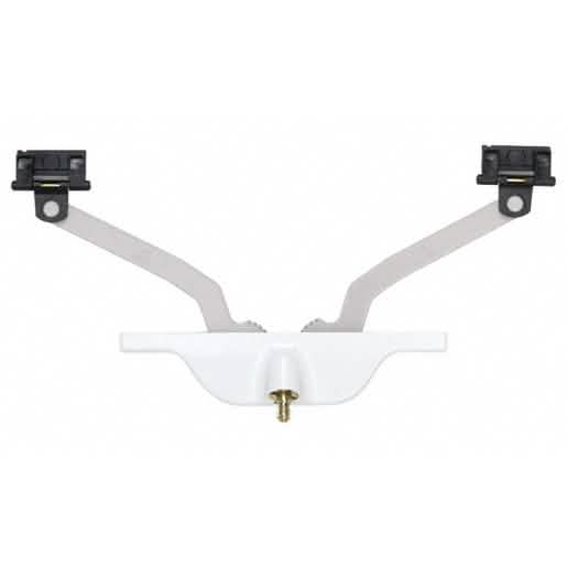 CRL Truth® White Pivot Shoe Operator for windows, durable and easy installation.