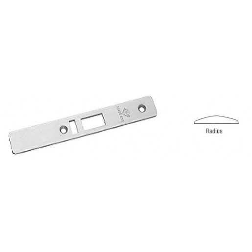 CRL Aluminum Radius Faceplate for AR4513 Deadlatch Locks - Durable, Sleek Design