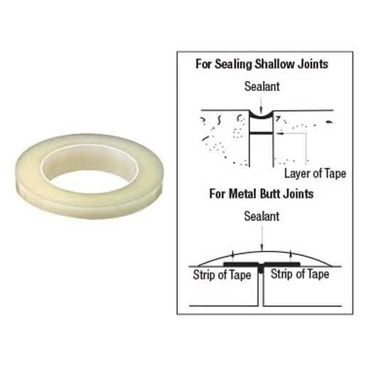 CRL 1/4" Bond Breaker Tape for precise and durable construction applications