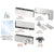 CRL Brushed Stainless Patch Door Kit w/ Lock for Transom & Sidelites