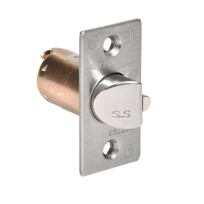 CRL DL338 Grade 2 2-3/8 in dead latch with stainless faceplate and rectangular bolt.