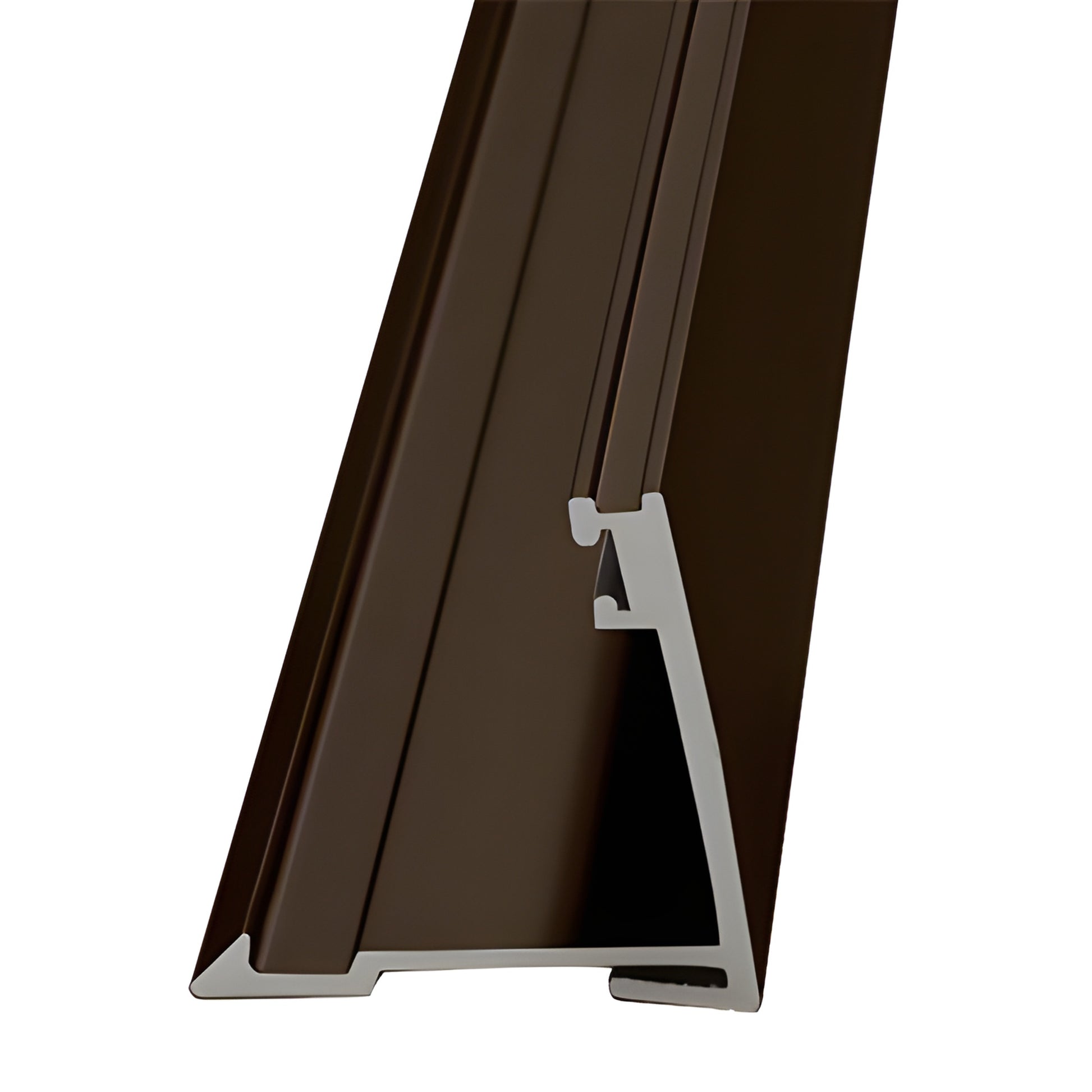 ArcticFront 45X storefront thermal frame profile, 2" x 4-1/2", black bronze anodized - SKU 45XVF22