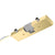CRL Satin Brass/Steel Electric Strike Keeper for Single-Stile Doors