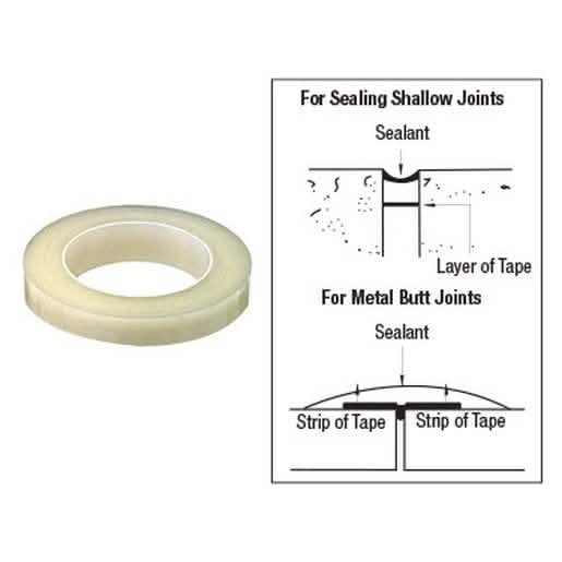 CRL 3/8" Bond Breaker Tape - Essential for Sealant Joints, Enhances Adhesion, Durable