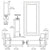 CRL-U.S. Aluminum 850 White Kynar Entry Door - Wide Stile Offset