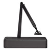 Dark bronze surface-mounted adjustable door closer (SKU PR74BCDU) with parallel arm