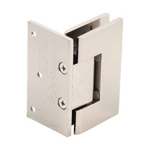 CRL Vienna 044 Series Polished Nickel Wall Mount Offset Hinge with Back Plate