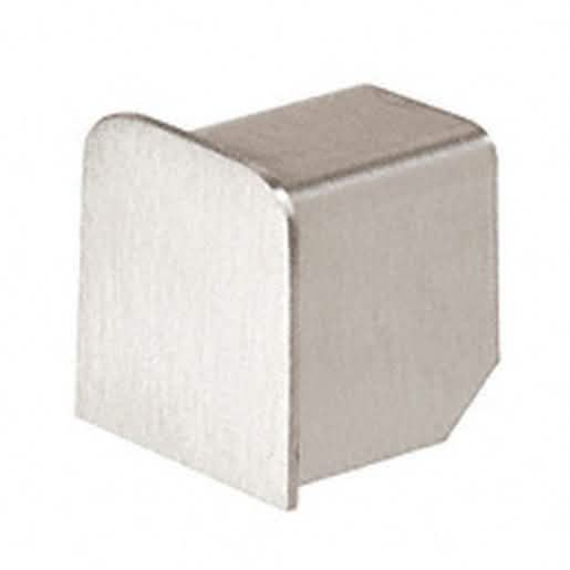 CRL Brushed Stainless End Cap for 3/4" U-Channel Cap Railing - Sleek, Durable Finish