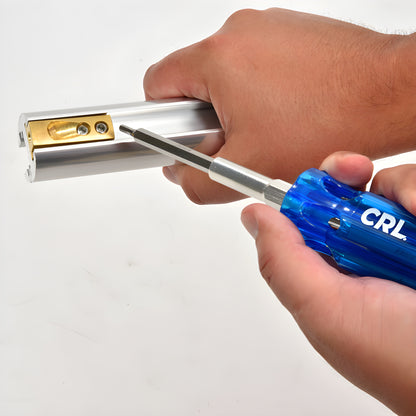 CRL SDH7D compact blue multi-bit shower door hardware driver with 7 bits (hex, Phillips, slotted)