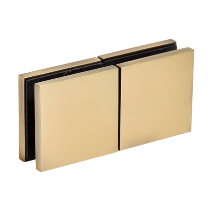 CRL Zero Clamp CCS4BBRZ - brushed bronze solid brass concealed shower glass clamp for 3/8-1/2" (10-12mm) panels.