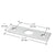 CRL Clear Anodized Strike Plate