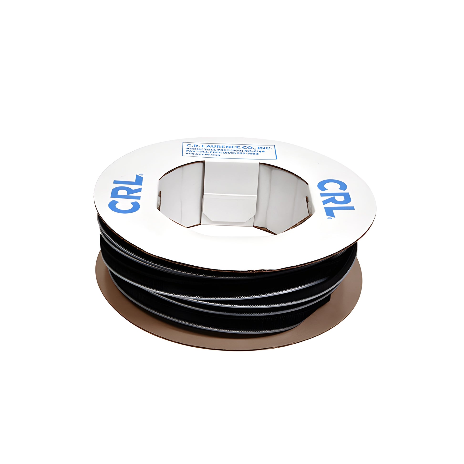 W510C black astragal pile weatherstrip - polypropylene brush seal for adjustable doors, slide-in replacement.