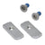 Fallbrook Hammer Head Nuts for 1/2" Glass Door - Replacement Pair
