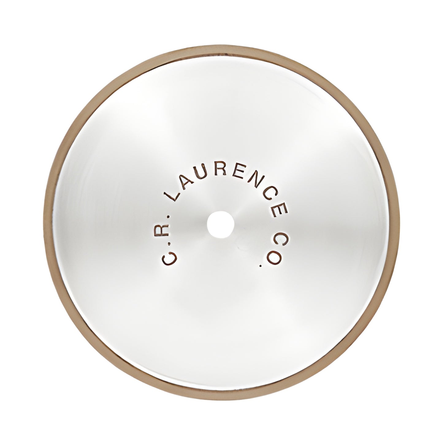 CRL DB6MB58 6 in metal-bond diamond glass cutting blade, 100 grit, 5/8 in arbor, brown rim, polished face