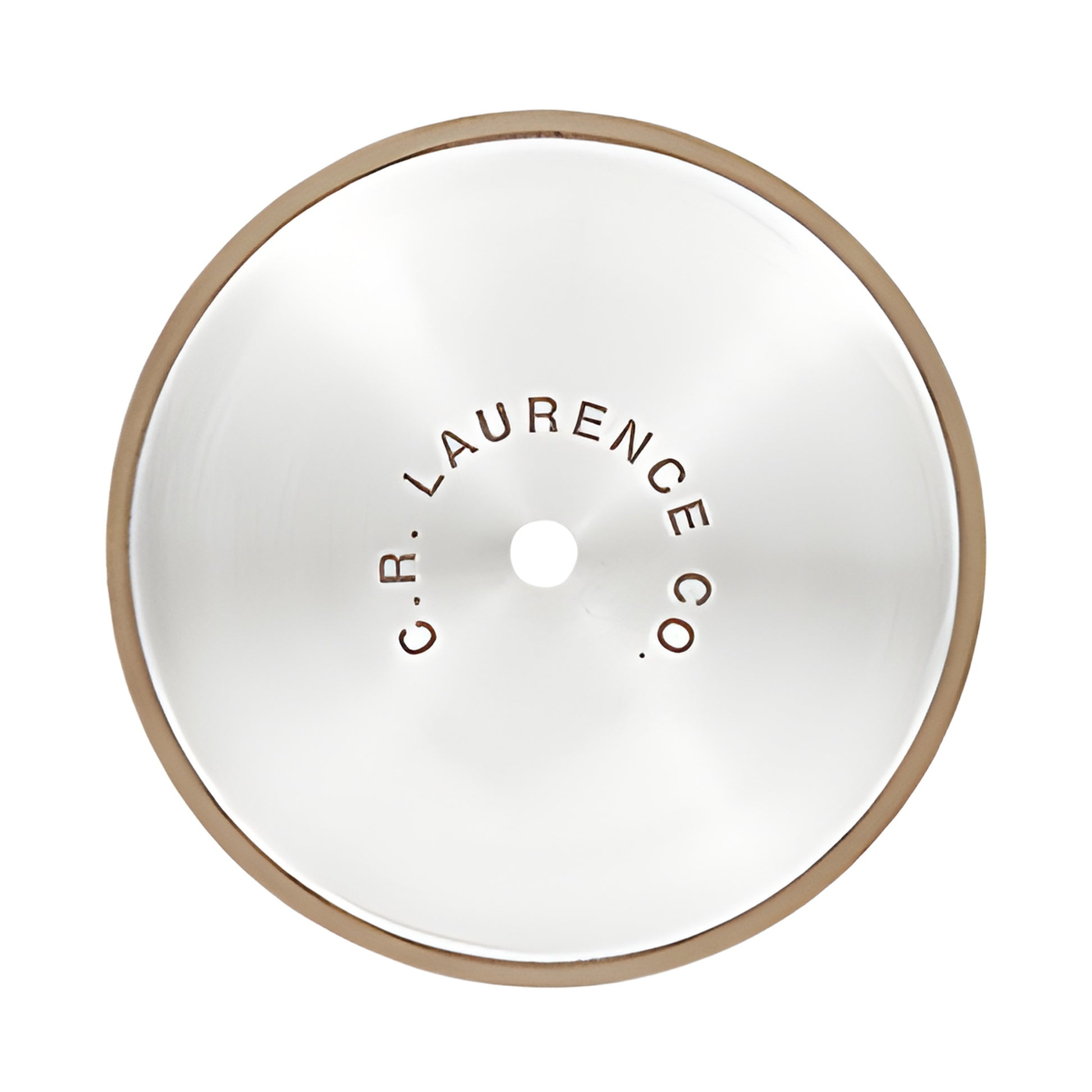 CRL DB6MB58 6 in metal-bond diamond glass cutting blade, 100 grit, 5/8 in arbor, brown rim, polished face