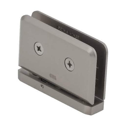 CRL Brushed Nickel Adjustable Prima Series Hinge - Sleek, Durable, Modern Design