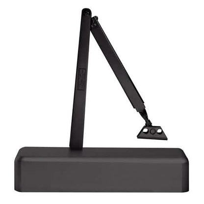 CRL Dark Bronze Adjustable Door Closer, Size 2-6, Surface Mount, Delayed Action.