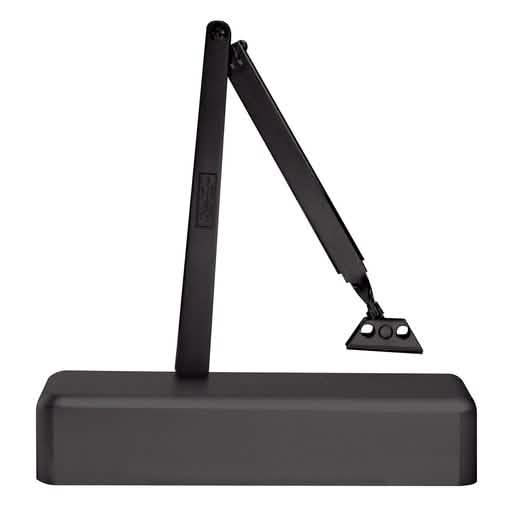 CRL Dark Bronze Adjustable Door Closer, Size 2-6, Surface Mount, Delayed Action.