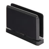 SRPPH01MBL matte-black brass Senior Prima glass pivot hinge, beveled, for 1/2" (12 mm) glass, head & sill mount