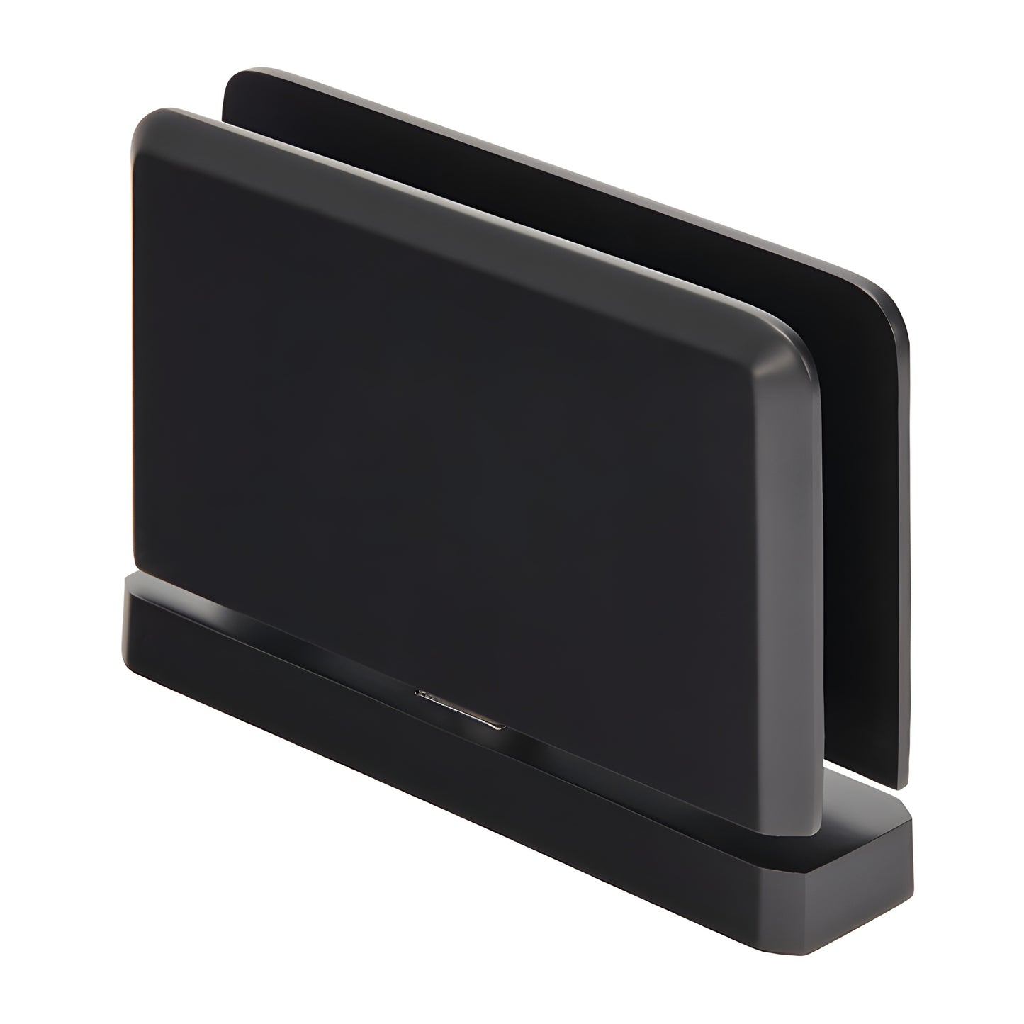 SRPPH01MBL matte-black brass Senior Prima glass pivot hinge, beveled, for 1/2" (12 mm) glass, head & sill mount