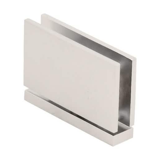CRL Satin Nickel Cardiff Series Hinge: Top/Bottom Mount for Sleek Shower Doors