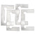 CRL Vienna Hinge Clear Gasket Replacement Kit